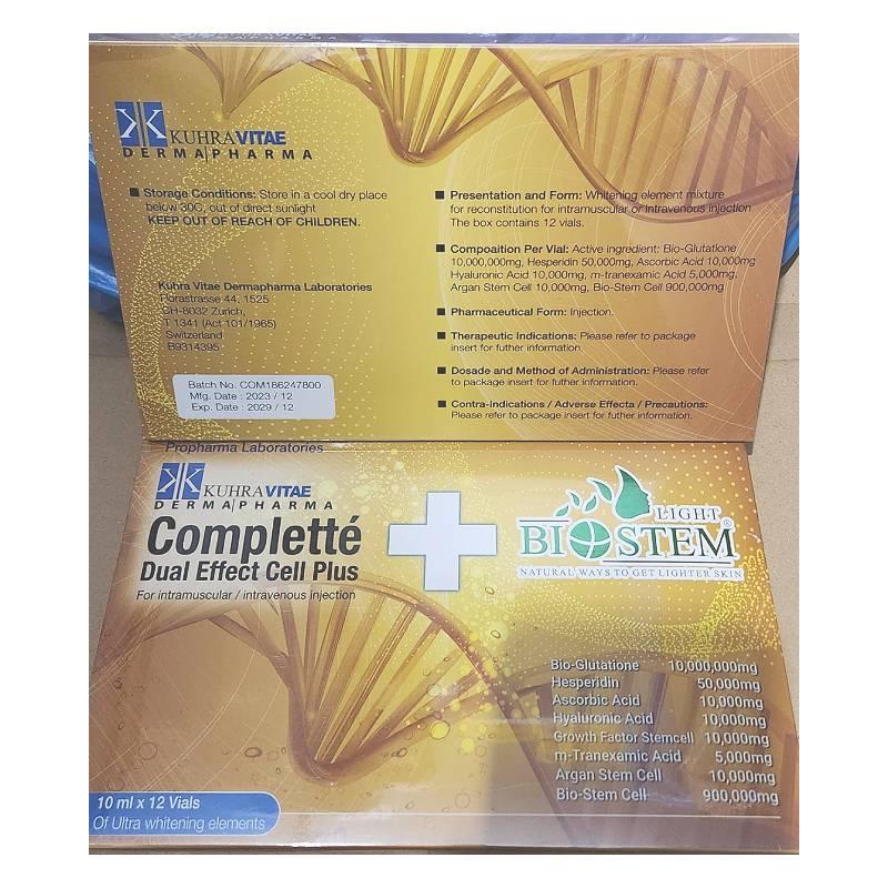Complette Dual Effect Whitening Injection – Biostem & Cell Repair Formula - Image 1
