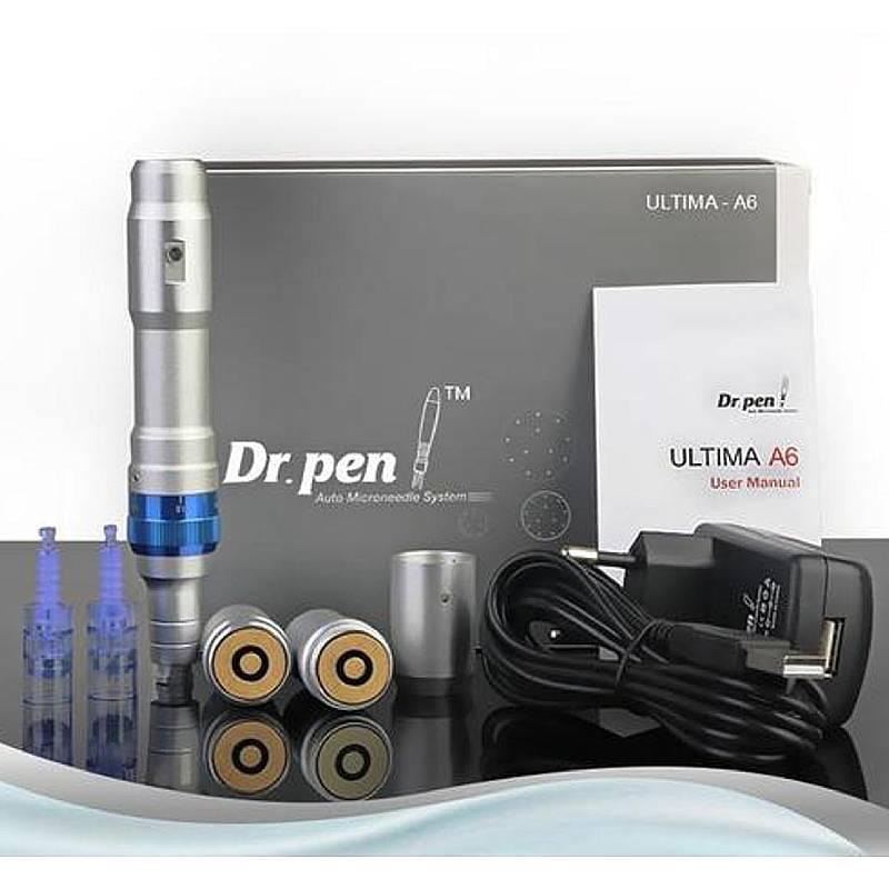 Derma Pen A6 – Dual Mode Microneedling Pen (Wired + Wireless) for Professional Use - Image 1