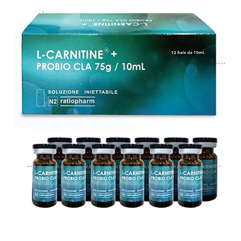 Ratiopharm L-Carnitine + PROBIO CLA 75g – 12 Sessions | Fat Burn + Energy Boost - Image 1